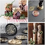 Wax Seal Kits, Wasole 20Pcs Black Sealing Wax Sticks with 1 Pieces Glue Gun Set for Wax Seal Stamp, Great for Wedding Invitations, Birthday Cards, Envelopes, Gift Wrapping (Black)