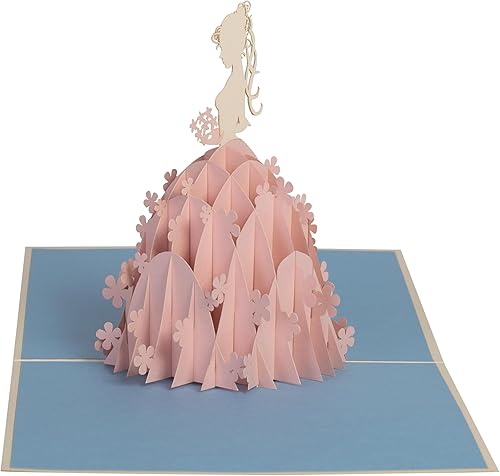 Miniatura 3 de iGifts And Cards Happy La Quinceañera - Tarjeta de felicitación 3D desplegable  15 cumpleaños, fiesta rosa, regalo de membrillo feliz, rosa, baile