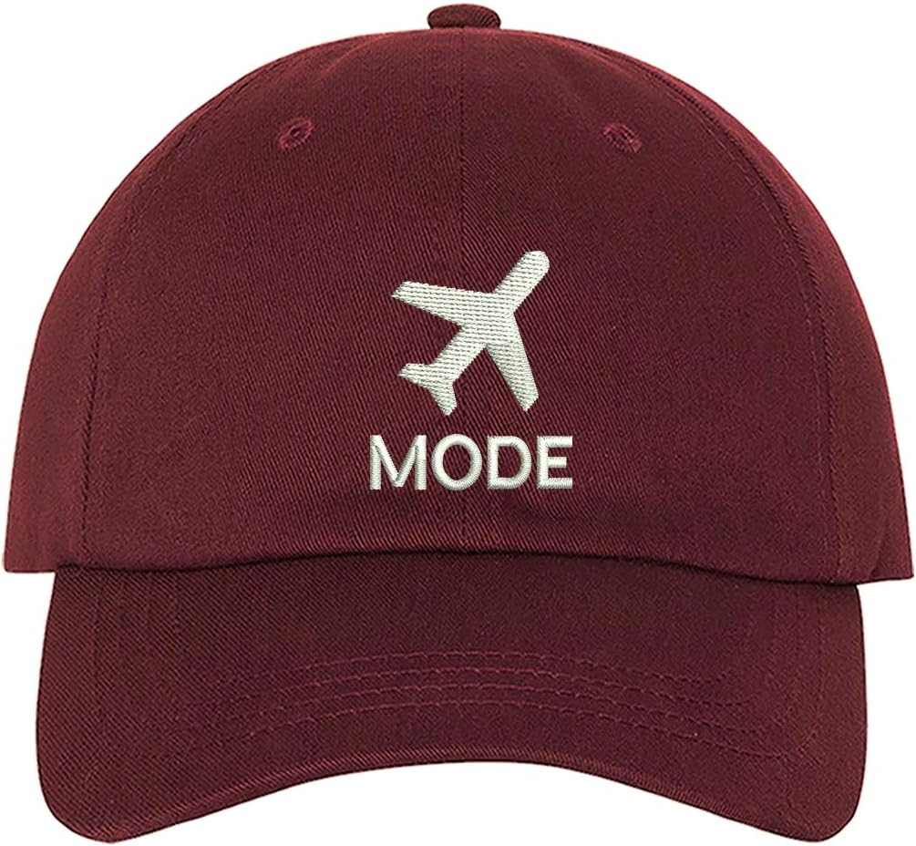 Prfcto Lifestyle Airplane Mode Baseball Cap - Vacation Dad Hat - Traveling Hats