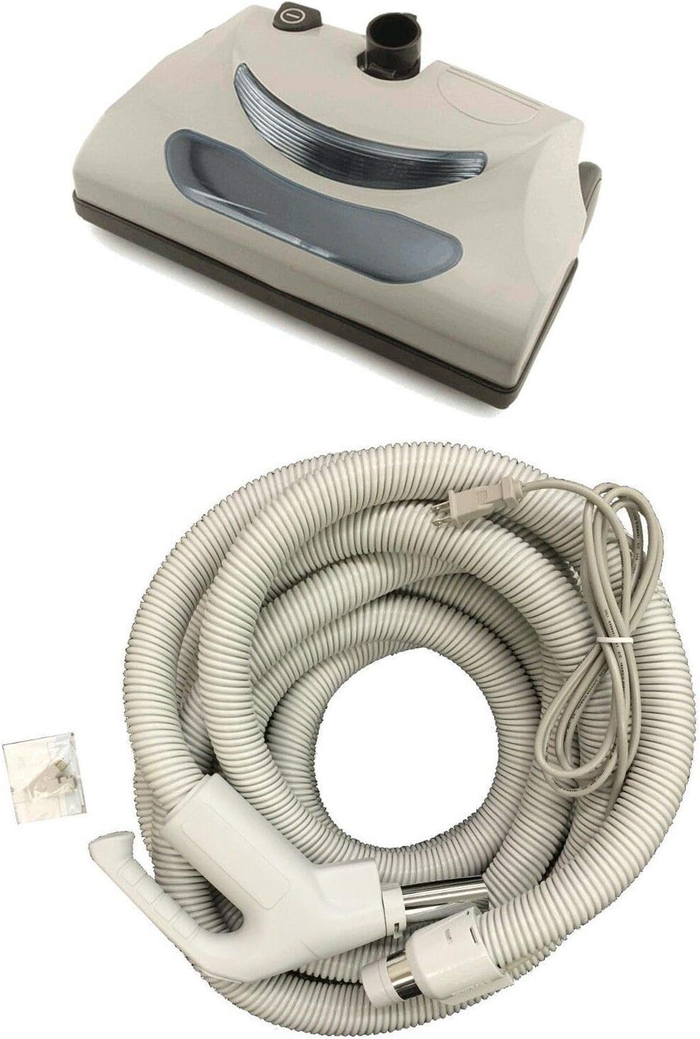 Central Vacuum Power Head and 30 Foot Electric Hose for Nutone and Beam Units Home