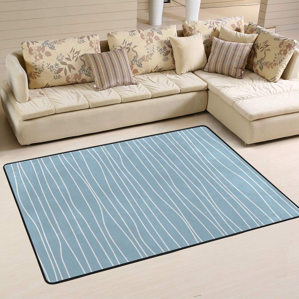 Tapis facile à nettoyer et durable Ruchen grand format pour salle à manger