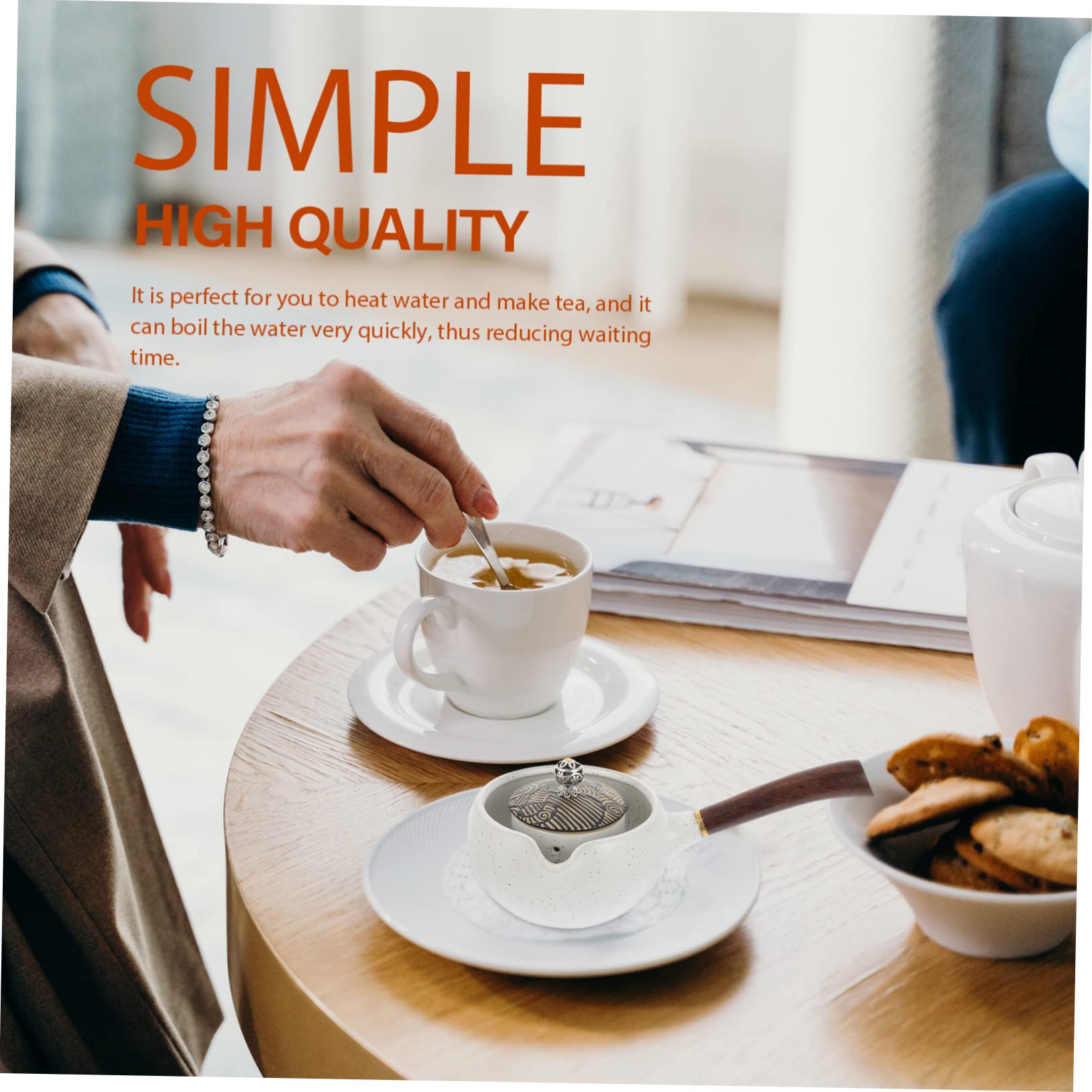 SHOWERORO Stainless Steel Tea Kettle Infuser Water Kettle For Brewing Loose Tea Induction Compatible Capacity For Use - View #4