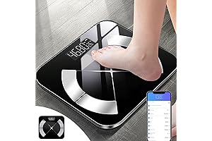Highly Accurate LED Bathroom Scale: Track Your Weight Loss Journey