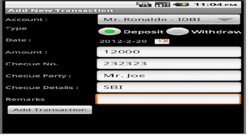 Bank Account Tracker(Very Simple Free)
