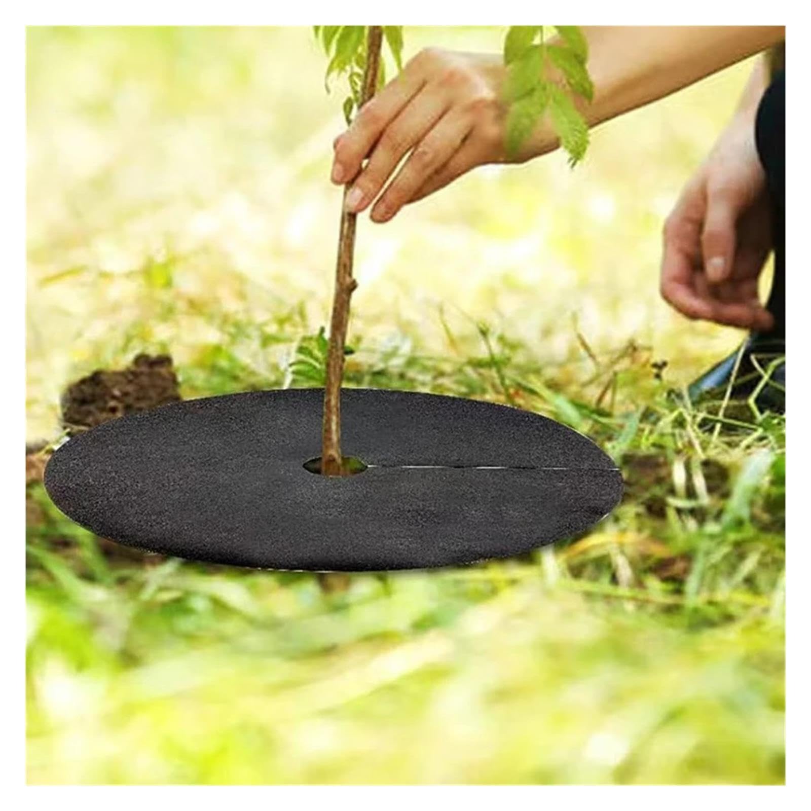 Lot de 10 tapis anti-mauvaises herbes non tissés
