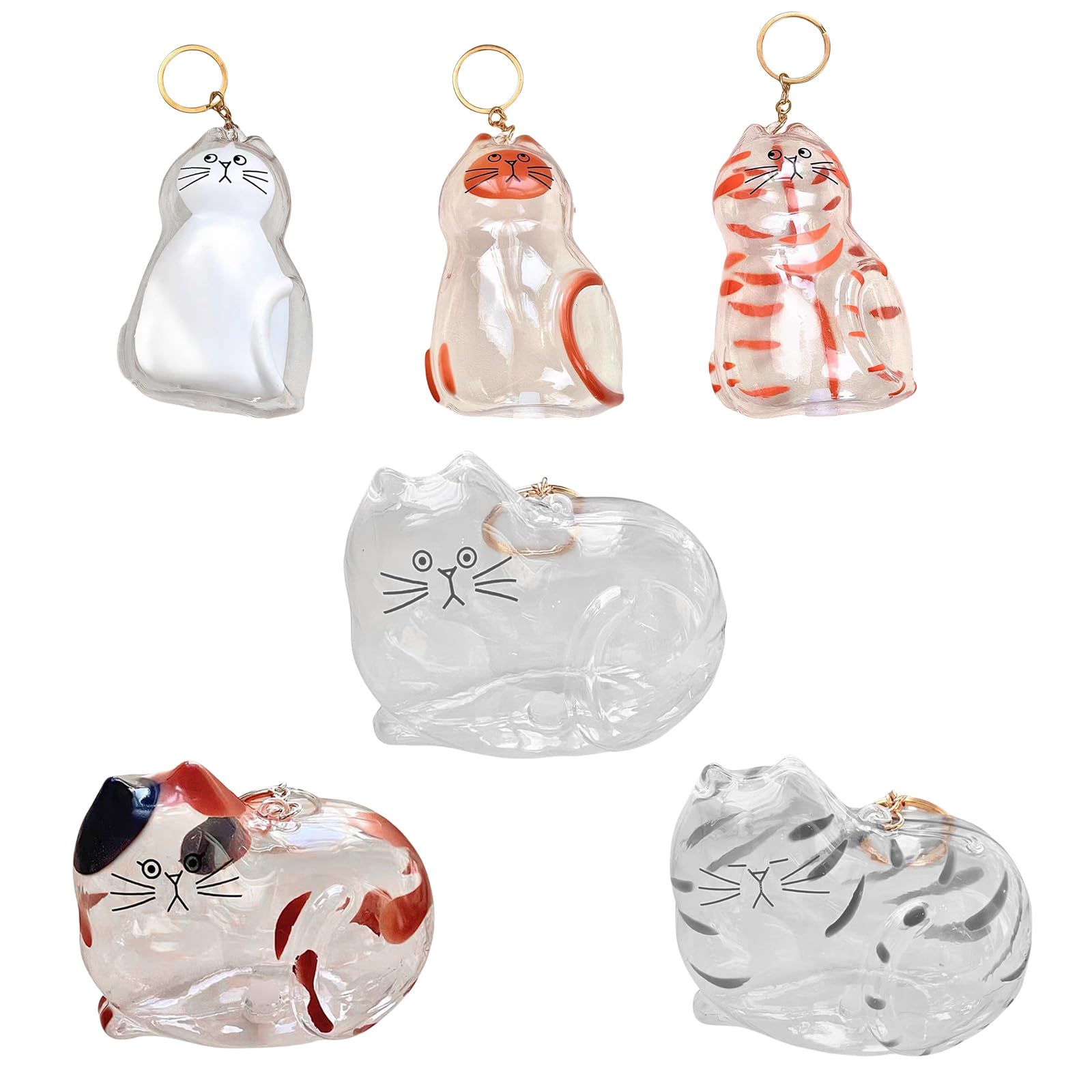 Colgante conmemorativo con forma de gato para guardar pelo de mascota