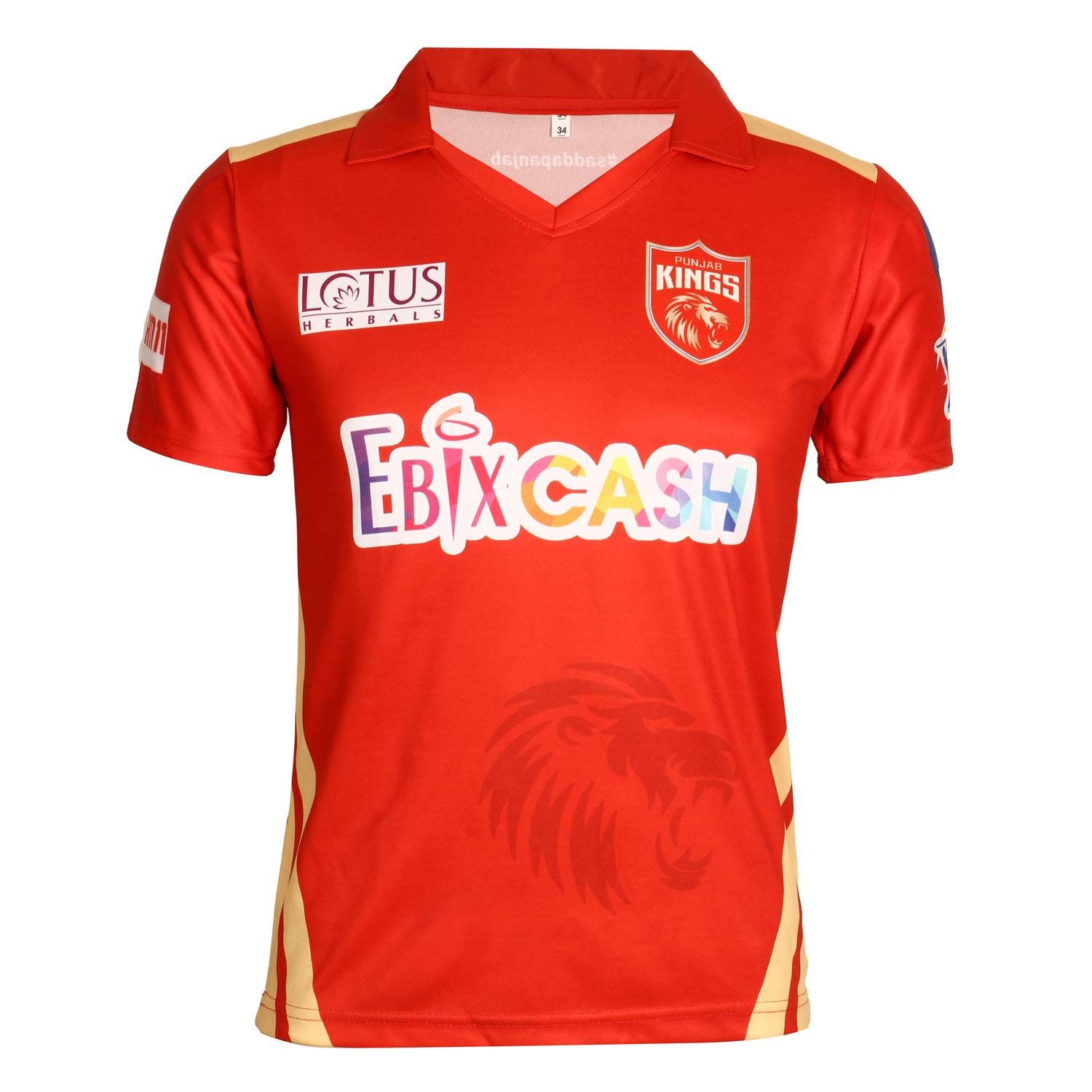KD IPL Cricket Jersey KXIP Team 