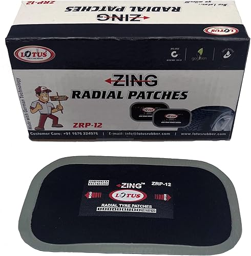 Lotus - Parches de reparación de neumáticos radiales reforzados (2-58 x 4-34) disponible en Yaxa El Salvador