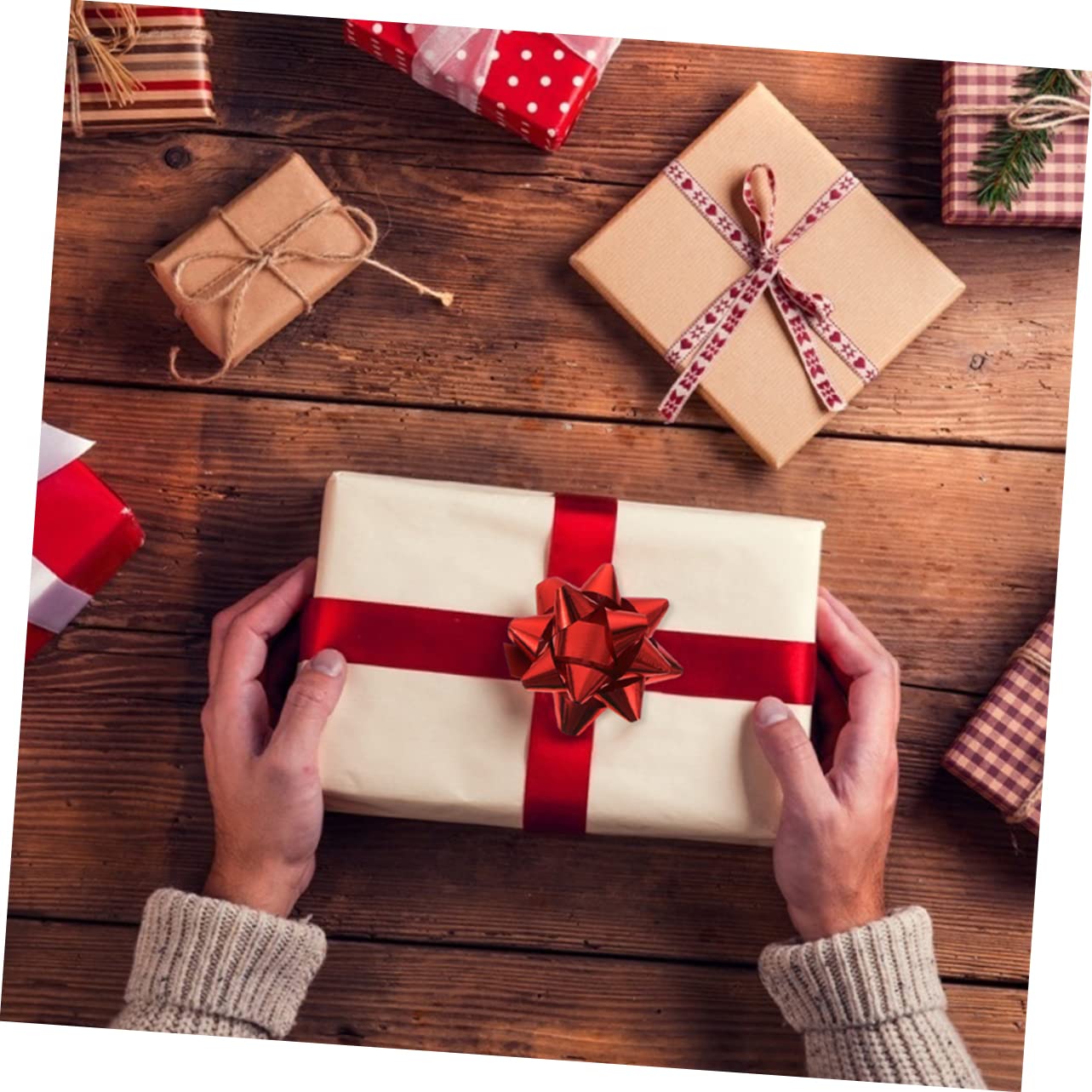 Didiseaon 450 Pezzi Autoadesivi Stella Fiore Fiocco Regalo Per Regali Enormi Fiocchi Regalo Regalo Decorazione Adesivo Fiocco Regalo Accessori Regalo Confezione Regalo Festival Dei