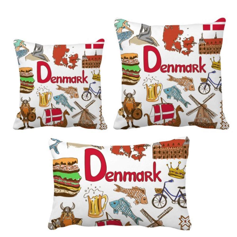 Housse de coussin Danemark pour raviver une décoration intérieure terne et monochrome