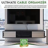 Vista 7 de Small Pet Select Funda de cable resistente, color blanco, de 10 pies, protector de cable eléctrico y cable ultra duradero para conejos, perros