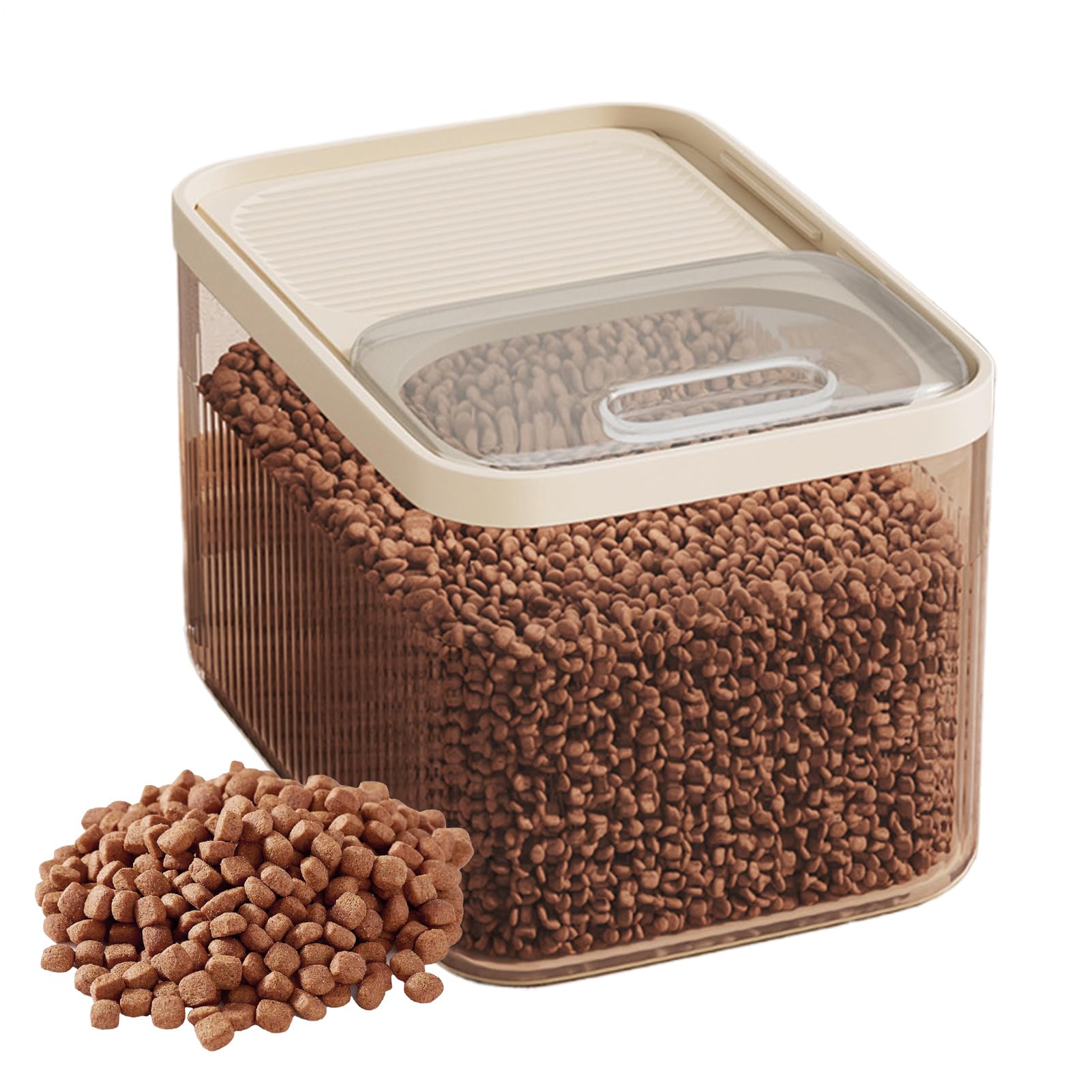 Hundefutter Lagerbehälter,Großer Lagerraum Hundefutter Lagerbehälter | Fütterungsstation Lagerraum Für Hundekatze Welpen Kätzchen Vogelfutter Weizen Bohnen Snacks