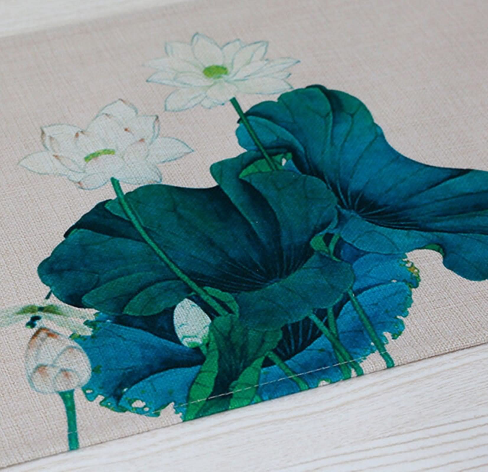 Camini da tavolo rustici, decorazione per la casa, salotto, fiori, stile 4, lenzuola in cotone, 32 x 160 cm, decorazione per feste e feste