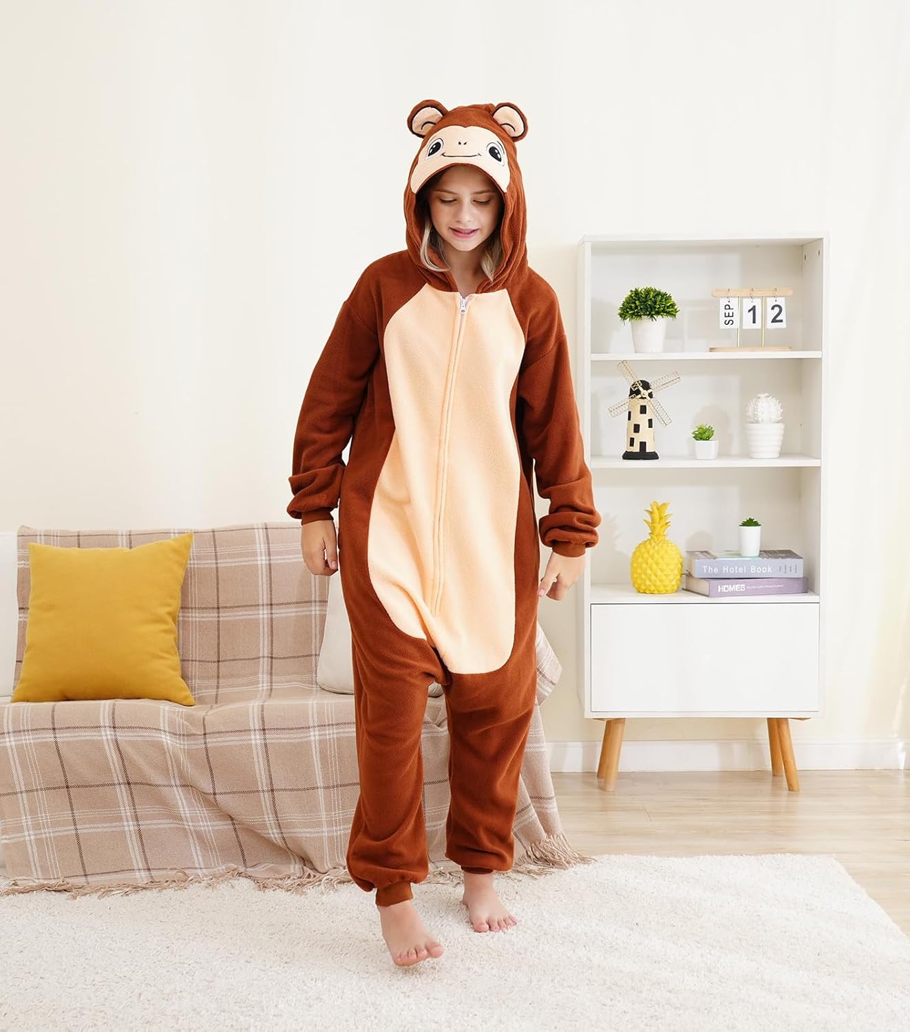 Unisex Children Animal Onesie Pajamas,Kids Flanne onesie Halloween Cosplay Costume/Homewear/Sleepwear - Image 2