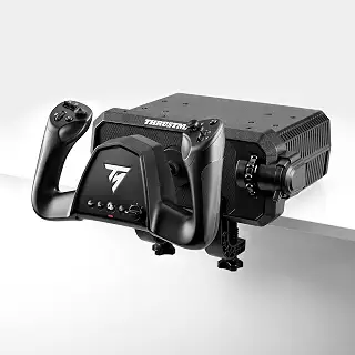 【国内正規品】Thrustmaster TCA SKY YOKE ヨーク/スロットル搭載 PS5/PC対応 | エントリーフライトシミュレーションコントローラー 初のPS5対応ヨーク 7本の操作軸 トリムホイール内蔵 ラダーコントロール搭載
