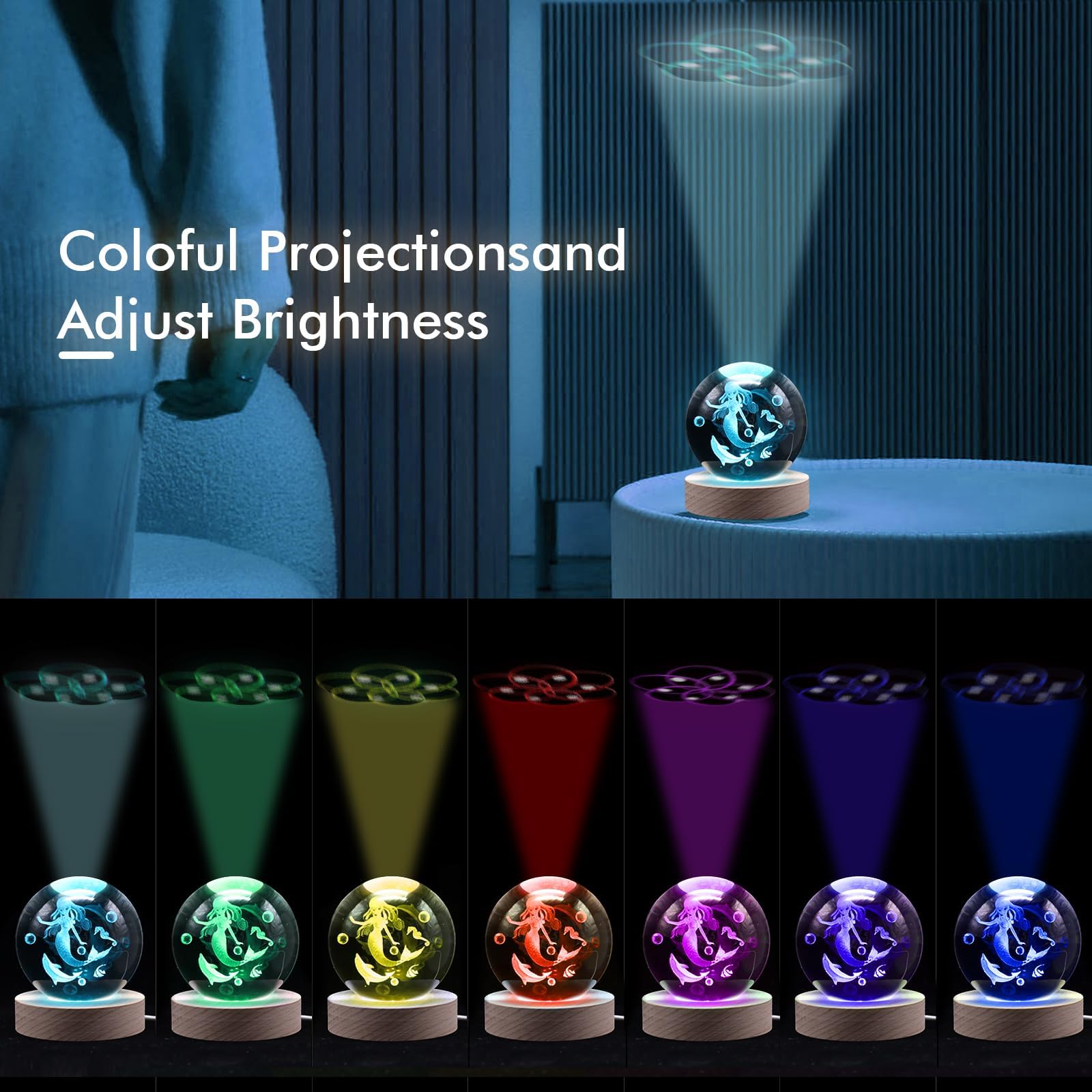 mermaid shell  light 。:°ஐ♡* マーメイド アリエル The Little Mermaid Shell Light