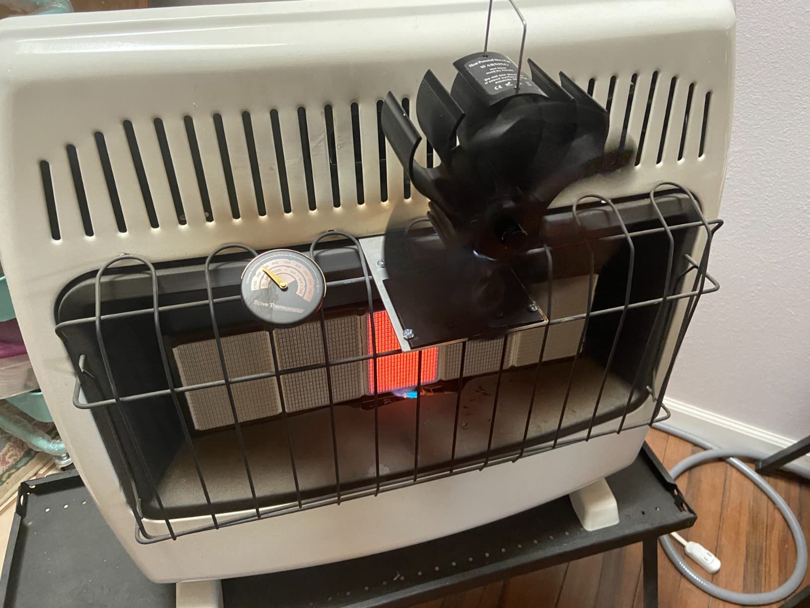 11/mo Finance Weyderk Wood Stove Fan Heat Powered, 5 Blades Non