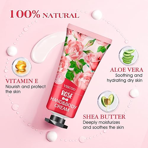 Miniatura 2 de 7 Pack Hand Cream Gifts Set For Women,Mothers Day Gifts,Teacher Appreciation Gifts,Nurse Week Gifts, Hand Lotion Travel Size in Bulk for Dry Cracked