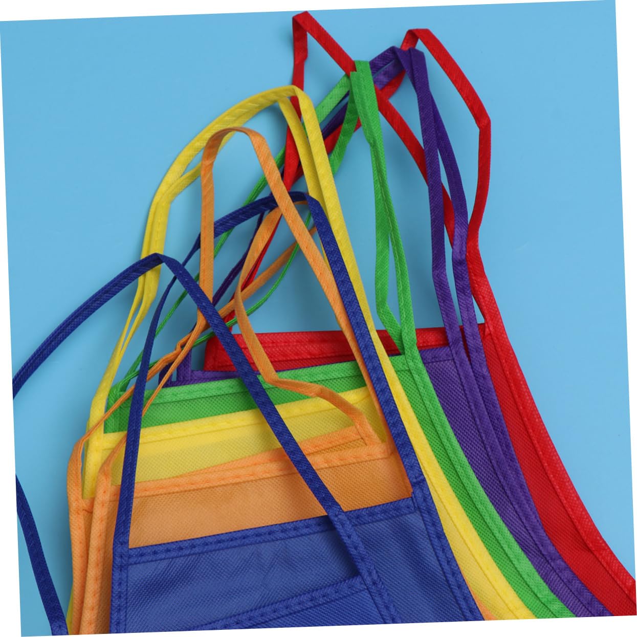 COLLBATH Grembiuli Pittura Bambini 24pezzi Tessuto Non Tessuto Facile da Pulire per Cucina e Eventi Comunitari Colore Casuale