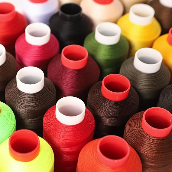 210D/3 Nylon 66 Bonded Nylon Thread 1500 Yard/roll Size 69 Heavy Duty Upholstery Thread for Leather and Other Heavy Fabric