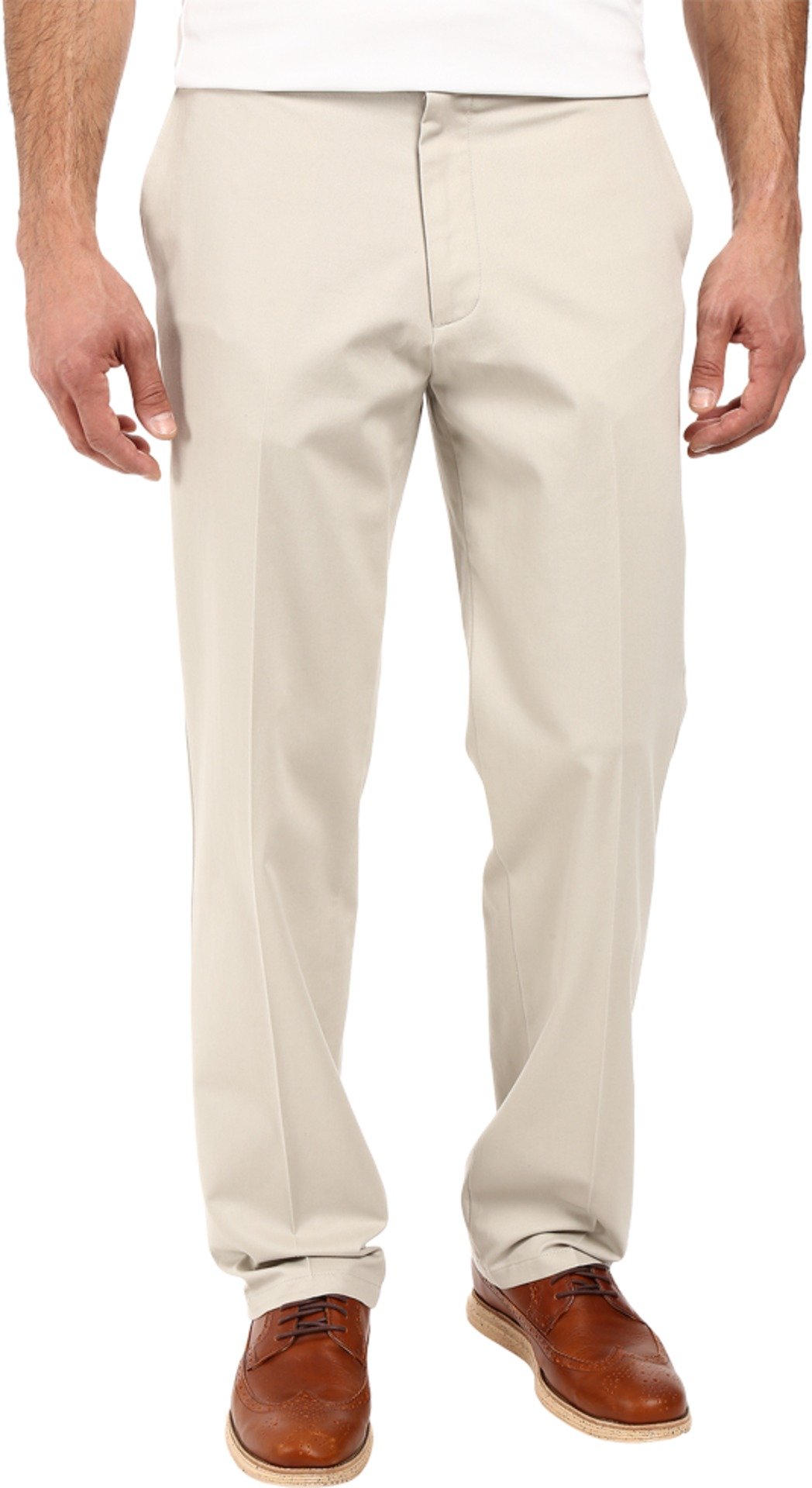DOCKERS Men's Classic Fit Stretch Signature Khaki Pants D3, Cloud (Stretch), 38W x 32L