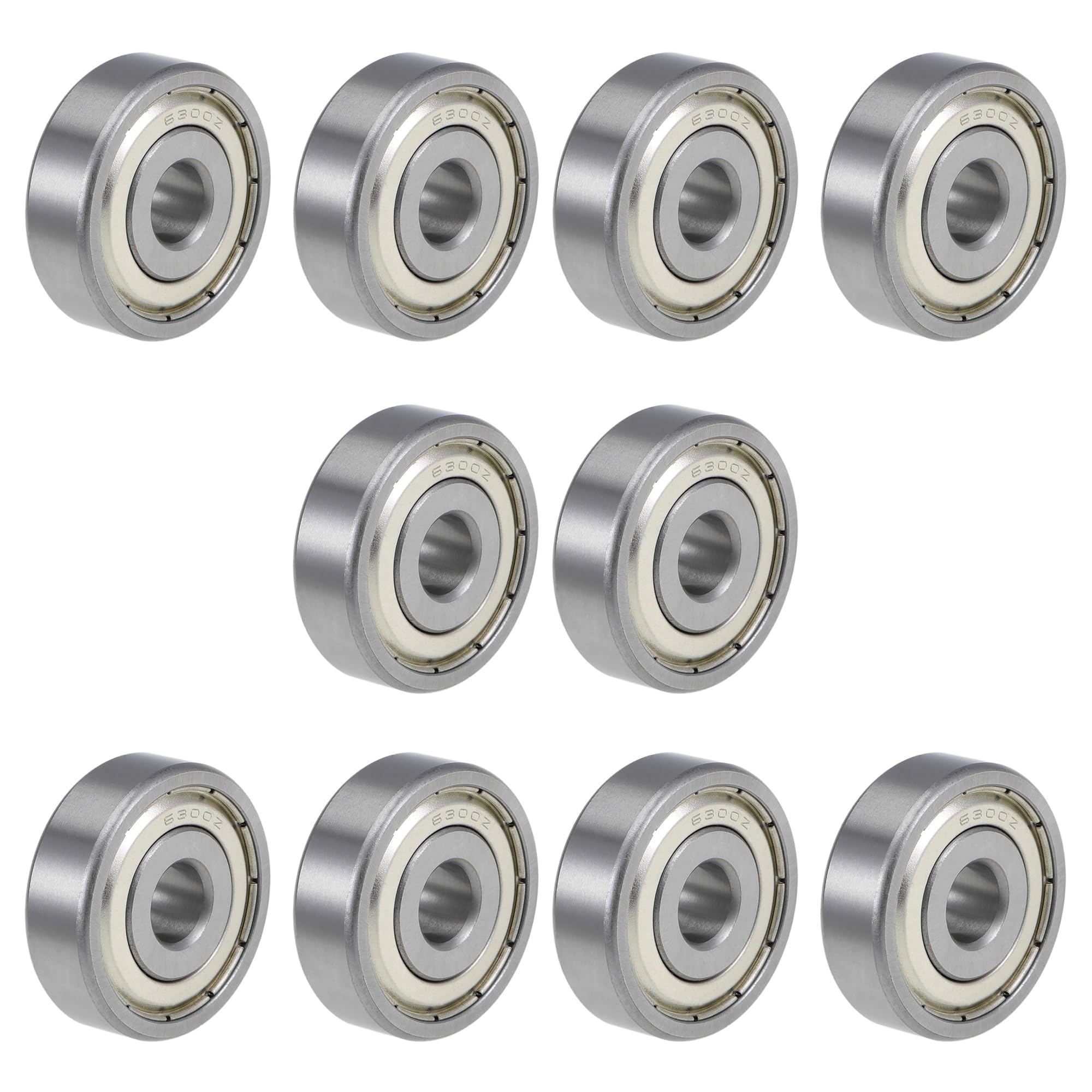 XERFU 6300 ZZ 10 Pieces, Z3 V3 HQ, 10mm ID x 35mm OD x 11mm Width, Double Metal Shielded, Chromium Steel Ball Bearing-image-30