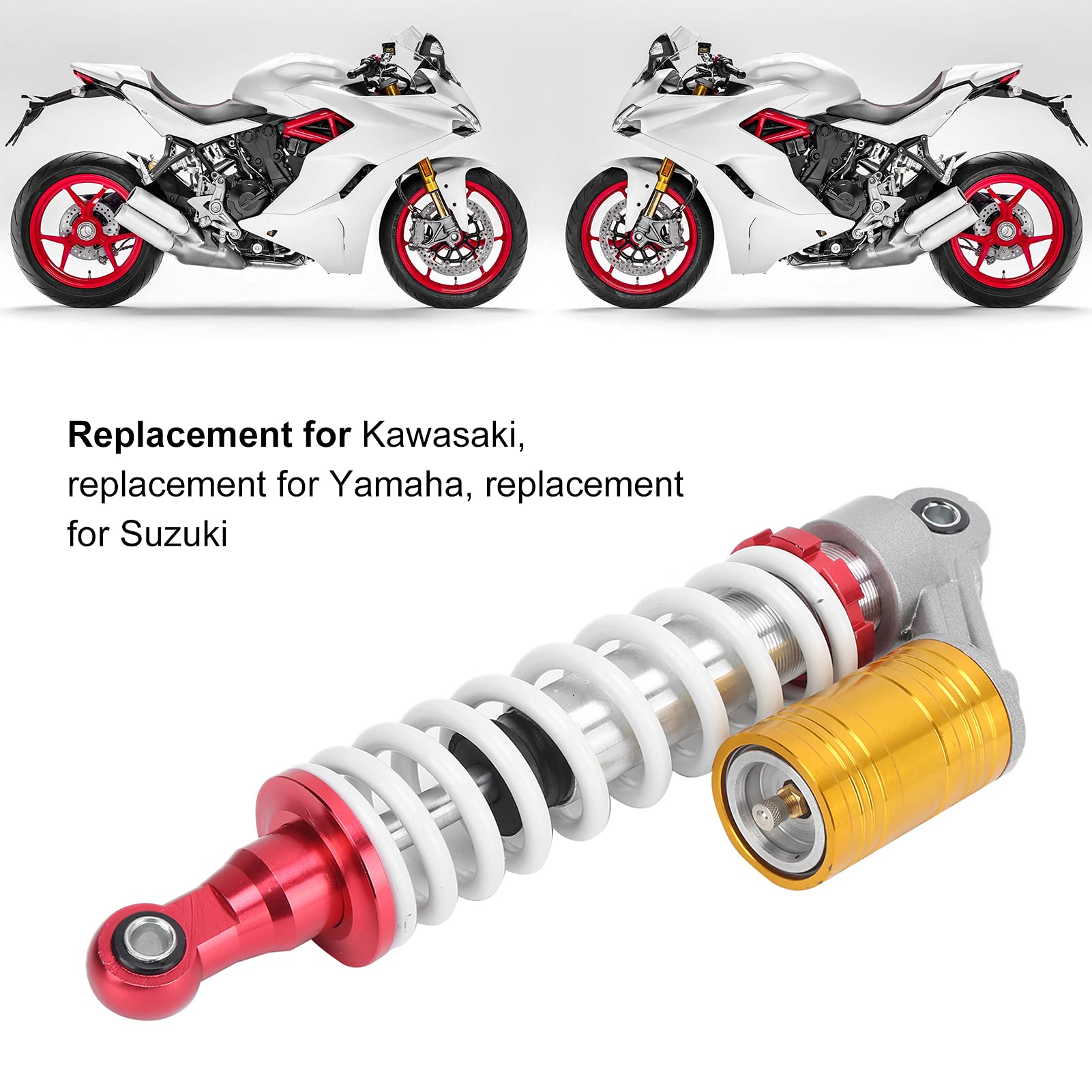 Amortyzator motocyklowy, uniwersalny amortyzator 325mm zamiennik dla do ATV do roweru sportowego