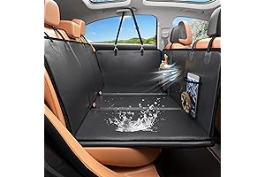 hob4u Premium PU Leather Back Seat Dog Hammock