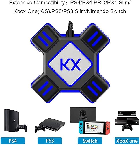 Miniatura 2 de JZW-Shop Convertidor de teclado y mouse para PS4N-SwitchPS3Xbox One convertidor adaptador de teclado USB para mouse