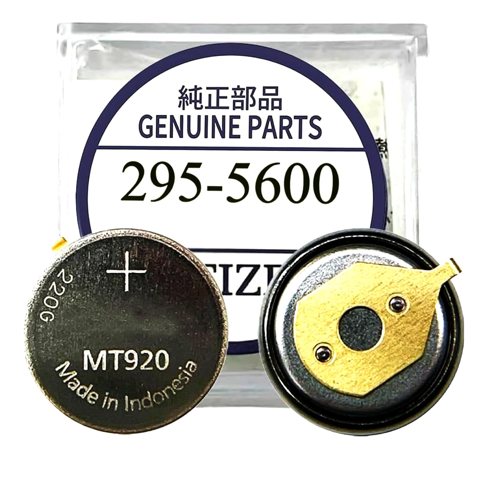 295-5600 MT920 - Batería de repuesto para condensador de reloj Citizen 295-56 compatible con Eco Drive C650 E810 E811 7821 B620