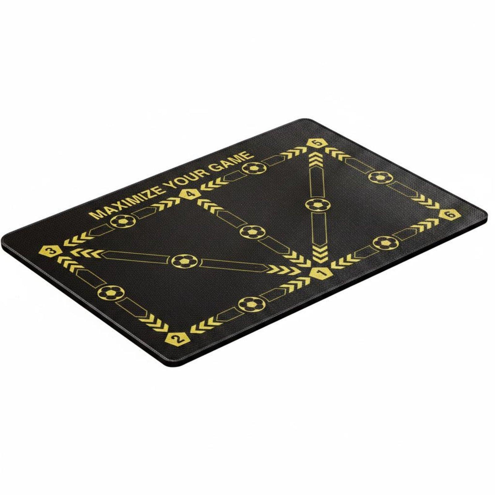 Football Training Mat Printed Exercises Ball Control Training Mat Numbered Training Areas Gear Orange 80x120cm-image-38