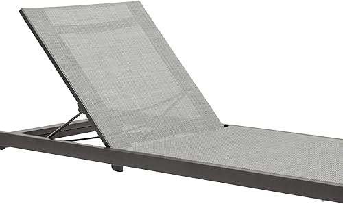 Miniatura 6 de ARMEN LIVING LCSLLOGR2PC Solana - Silla tumbona para exteriores color gris oscuro