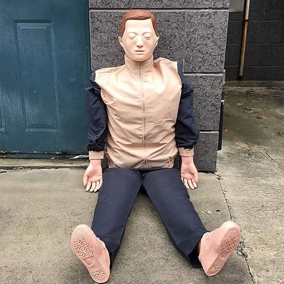 Professional Adult Training Manikin, Resuscitation Manikins, Full Body CPR Training Manikin Simulator Dummies With Medical Accessories Chest Compressions Training Model First Aid Resuscitation Dummy
