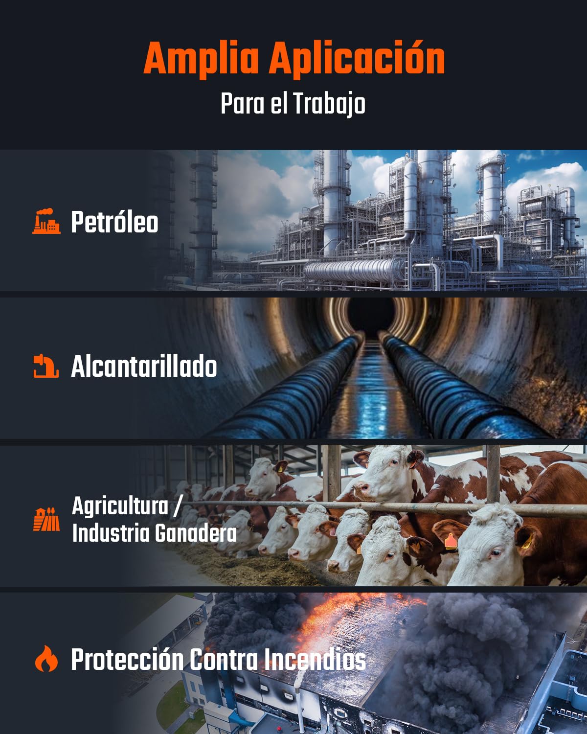 TOPTES Guard-633 Detector de H2S, Monitor de H2S con Sensor de Gas Preciso, Respuesta Rápida de 0.5S, 7 Días de Duración de Batería, Rango de Alarma Ajustable, Seguridad a Prueba de Explosiones