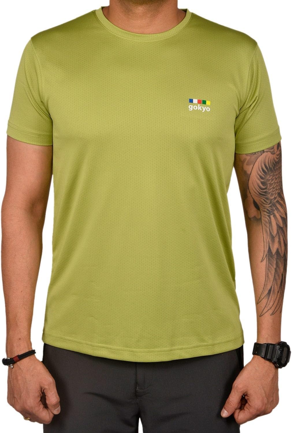 GOKYO Kalimpong Activewear Dryfit Tshirt Multipurpose Ultralight Indoor & Outdoor Activity Tshirt For Men