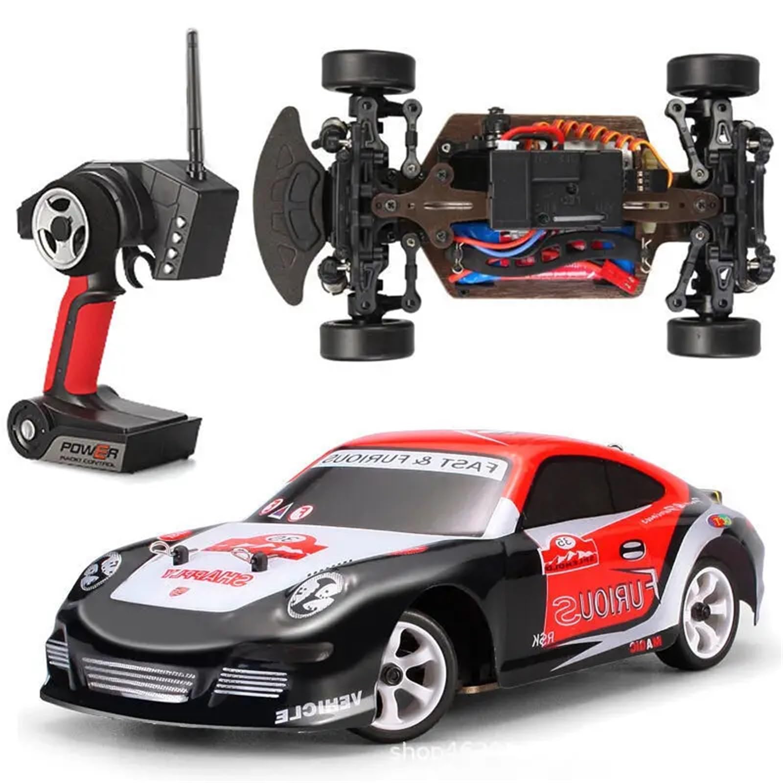 Amazon.co.jp: K989 K969 1/28 スケール 4WD 電動ドリフトカー 30km/h