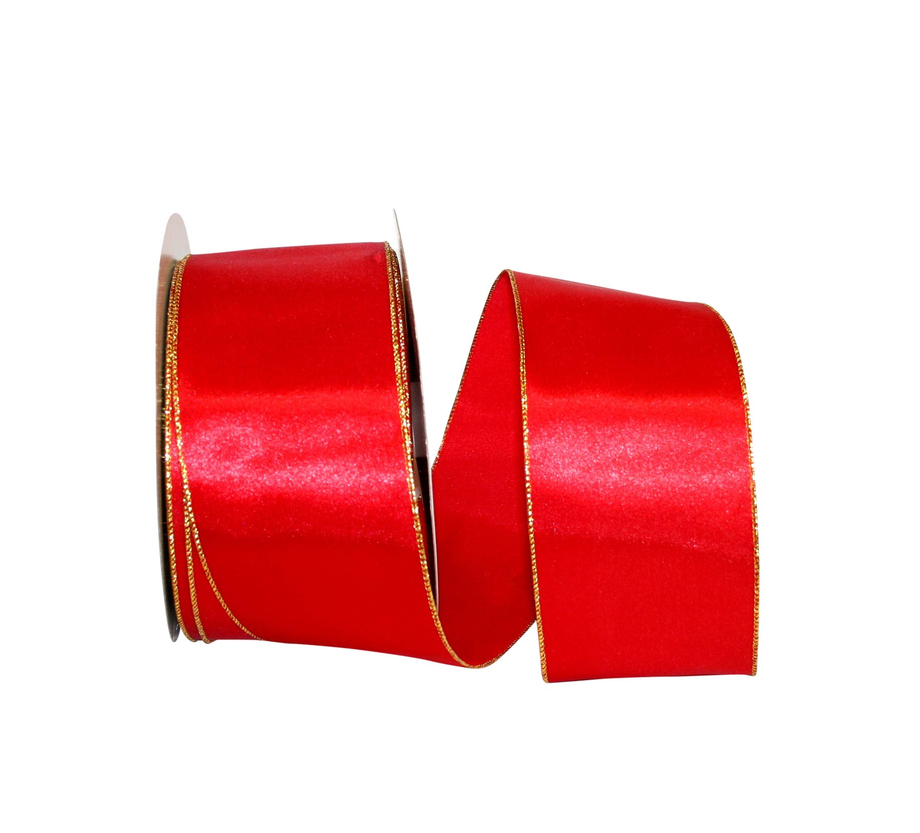 Reliant Ribbon 92971W-994-09K nastro 4 Inch X 50 Yards rosso/oro.