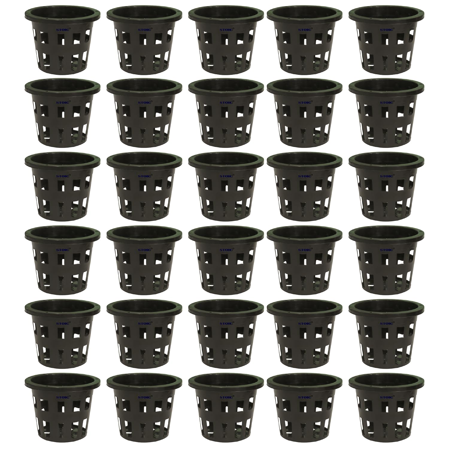 STOIC 4 Inch Net Pot Hydroponic/Aquaponic/Plant Sapling Net Pot (Pack of 30) Black (B0BWTGQRFL) Amazon Price History, Amazon Price Tracker