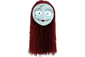 Sally Face Mask with Yarn Wig