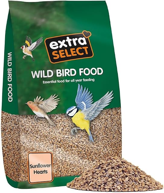 Extra Select Sunflower Hearts Wild Bird Food, 12.75 kg