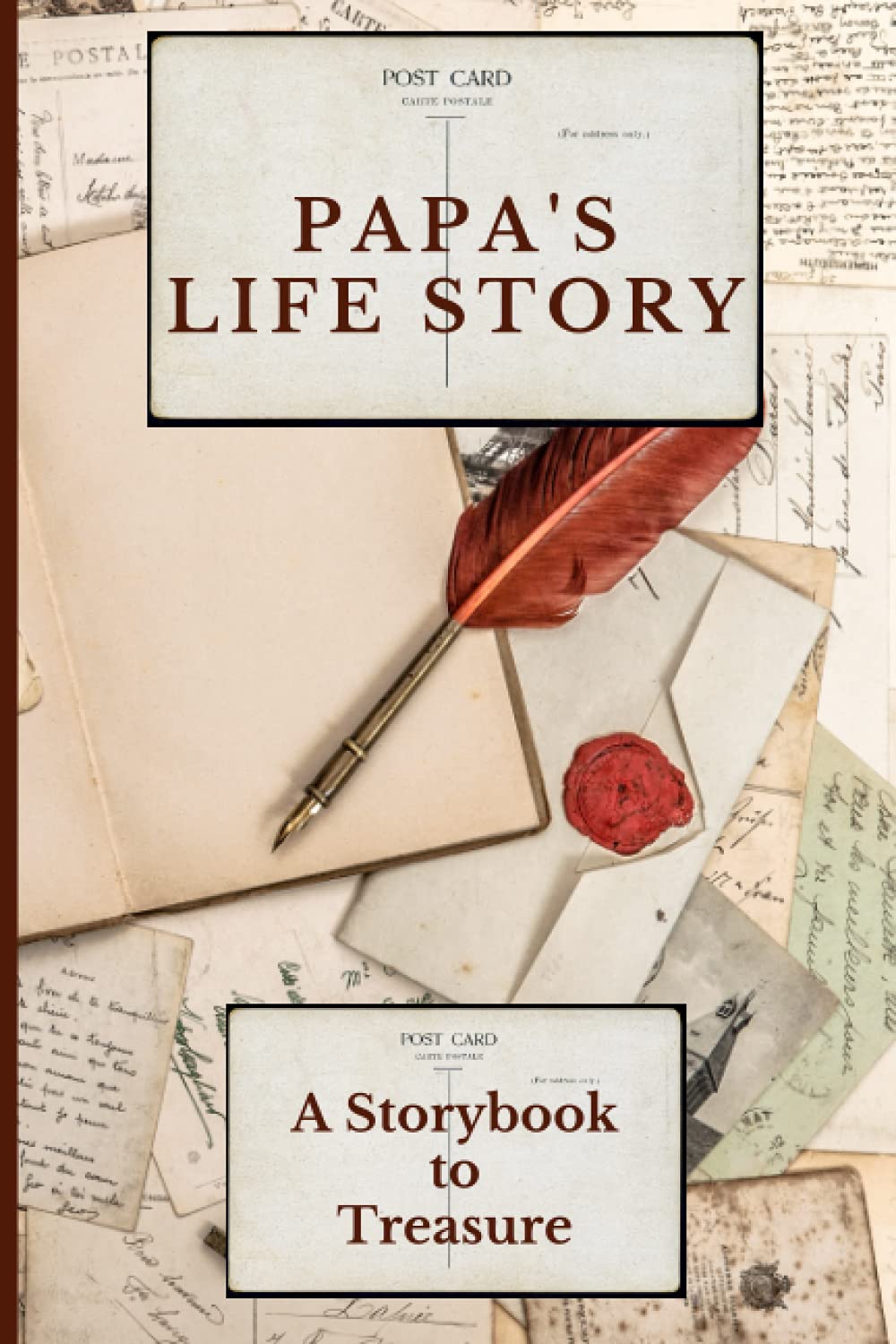 Papa's Life Story: 101 Questions to Help Papa Save, Record and Share His Life and Story. A Wonderful Grandparent Memory Book to Treasure. Nice Gift Idea from Grandchild
