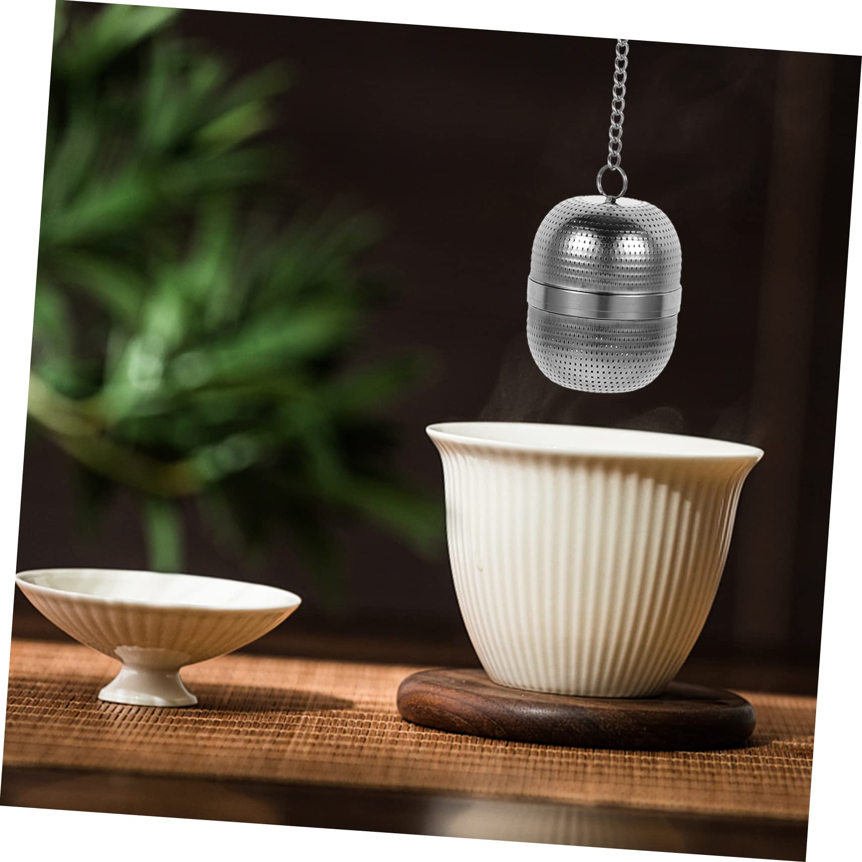 PRETYZOOM 5 Uds Filtro De Bandeja De Goteo Difusores De Cosas Taza De Infusión De Té De Hojas Sueltas Soporte De Té Para Té Suelto Té Portátil Más Empinado Colador De Té Tazón Bola De Té