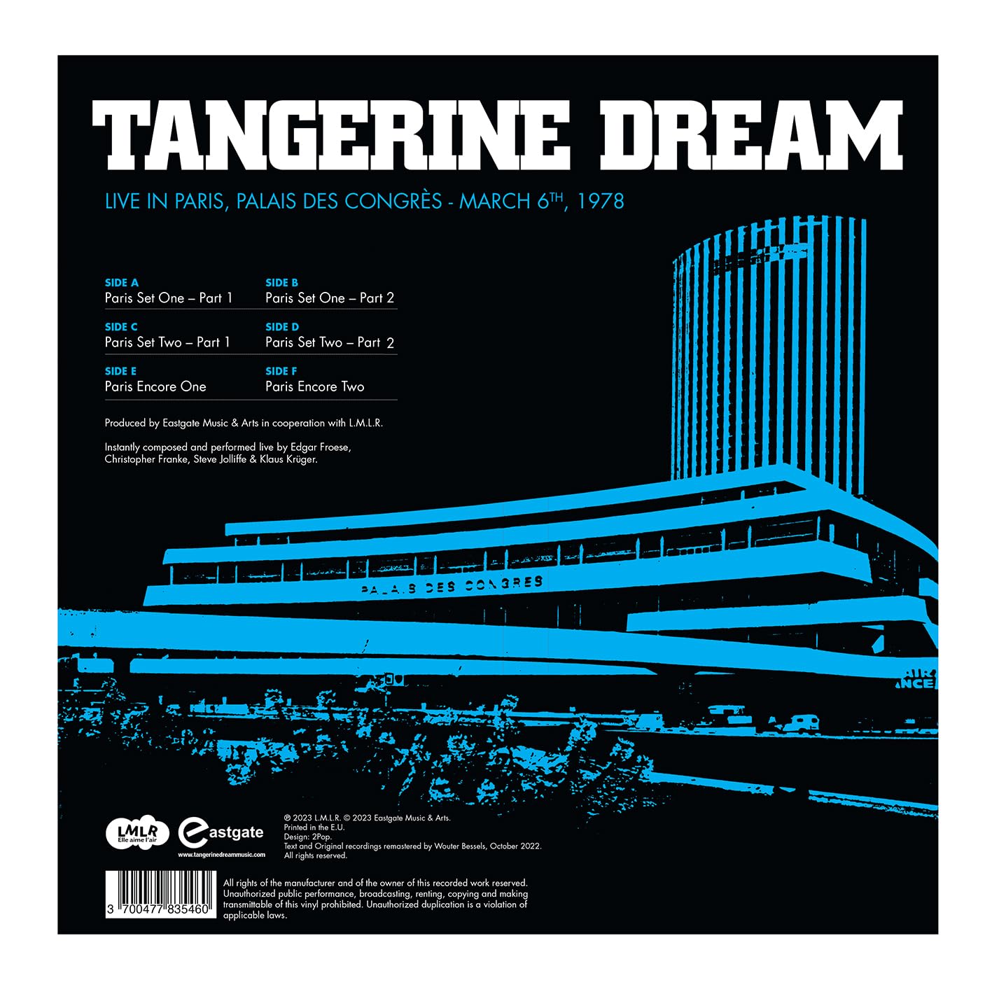 LIVE AU PALAIS DES CONGRÈS 1978 (LIMITED HALF/HALF ORANGE; RED & BLUE/BLACK) RSD 2023
