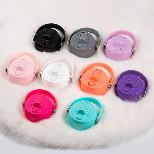 Miniatura 2 de Tapa de popote para botellas de agua de boca ancha Hydro Flask, tapas superiores con popote compatible con Hydro Flask de 32 y 40 onzas, tapa
