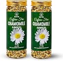 BLUE TEA - Chamomile Tea For Sleep - 60gm - 60 Cups (Pack Of 2) | SLEEP & RELAXATION | Herbal Tea - Caffeine Free - Flower Based - Non-Bitter | Pet Jar gallery image