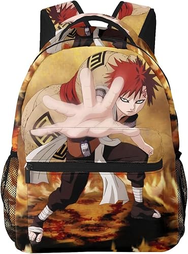 Miniatura 6 de Anime - Mochila para niños y niñas, impermeable, ligera, mochila de viaje, Negro -, Mochilas de viaje