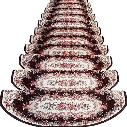 TINTON LIFE Juego de 13 alfombras antideslizantes y lavables con parte trasera de goma antideslizante para interiores de madera, protectores