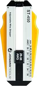 Jonard Tools ST-450 Einstellbare Präzisions-Abisolierzange, 26–36 AWG