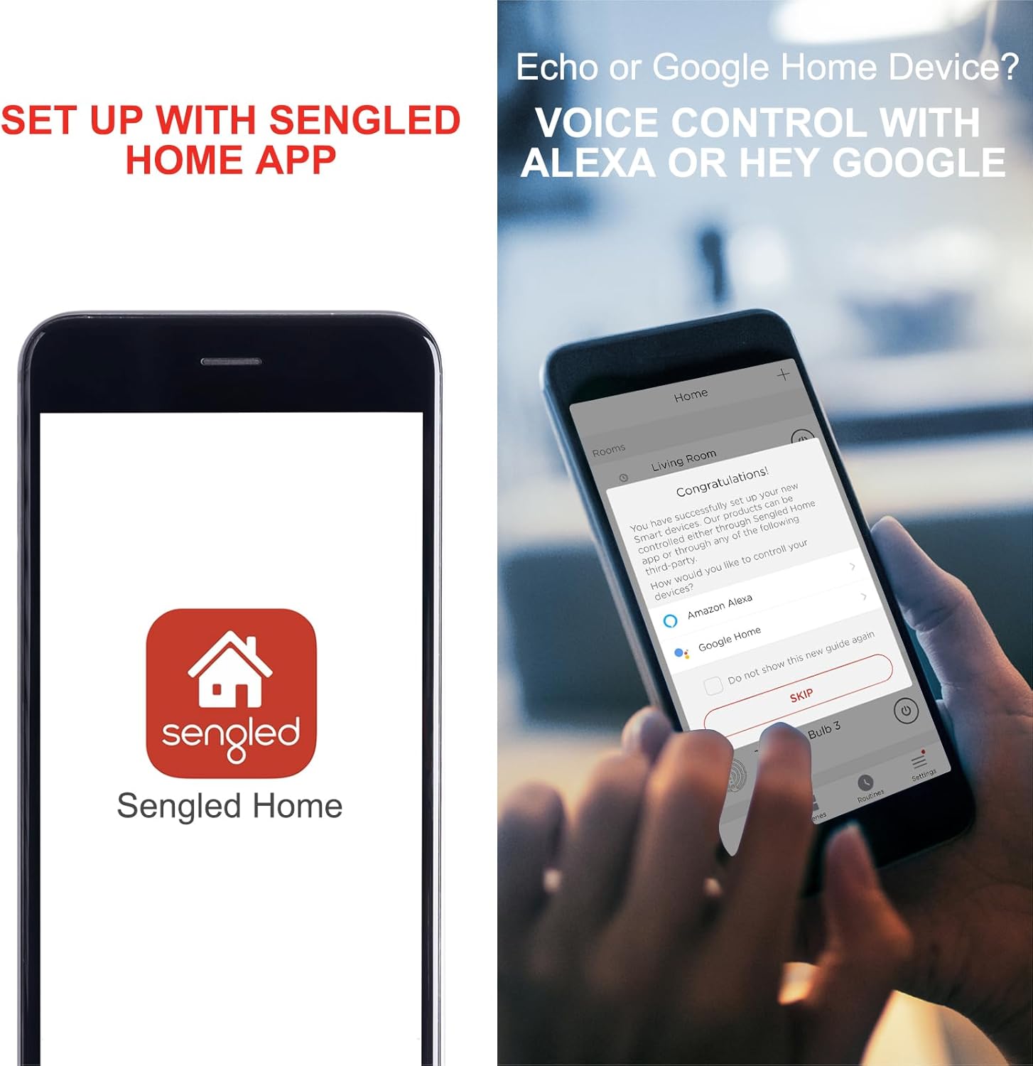 Sengled Smart Light Bulbs, 100W Equivalent WiFi Light Bulb, 1500LM High Brightness Smart Bulbs That Work with Alexa Google, Dimmable A19 Daylight 5000K Alexa Light Bulb, CRI>90, No Hub Required, 2Pack 8
