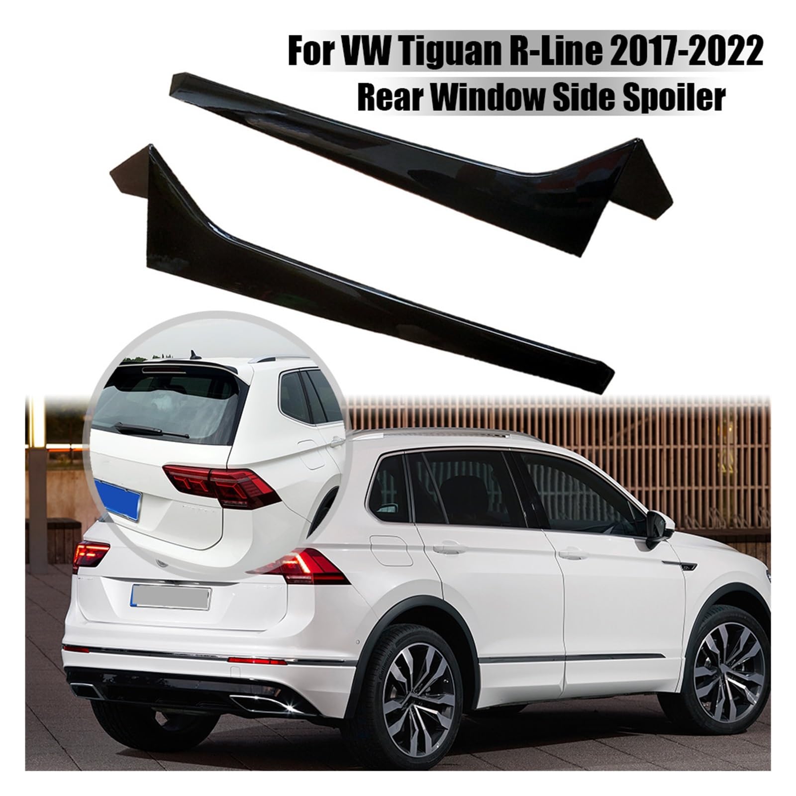Spoiler tylnej szyby bocznej,Compatible With Volkswagena